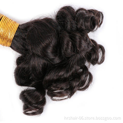 funmi hair nigeria bouncy curl Three Bundles 240g hair extension human hair direct sales from Xuchang factory